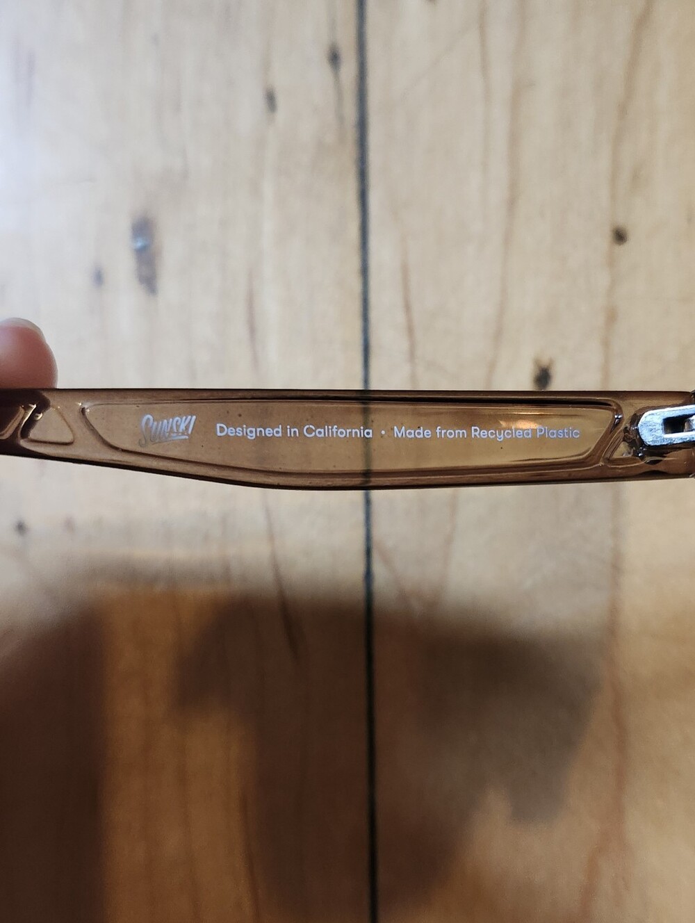 Sunski Treeline Sunglasses Without Sunshields In Cola/Amber - Picture 3 of 7